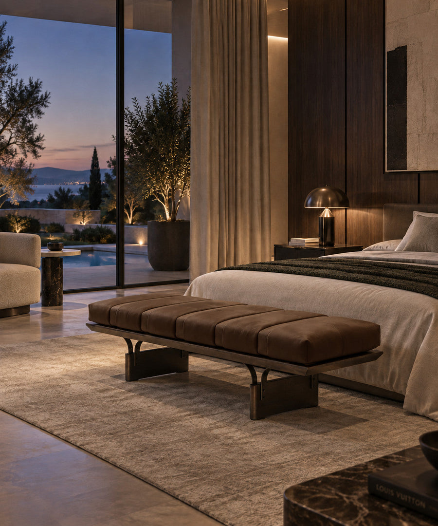 Dove usare panche e pouf: idee stanza per stanza