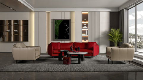 Janette sofa in a contemporary living room