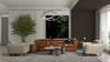 Nakita sofa in a contemporary living room