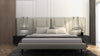 Ranger bed with an upholstered headboard