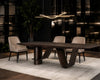 Ritmo dining table with a sculptural base