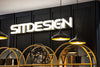 Sitdesign logo wall on the CNR İMOB 2020 stand