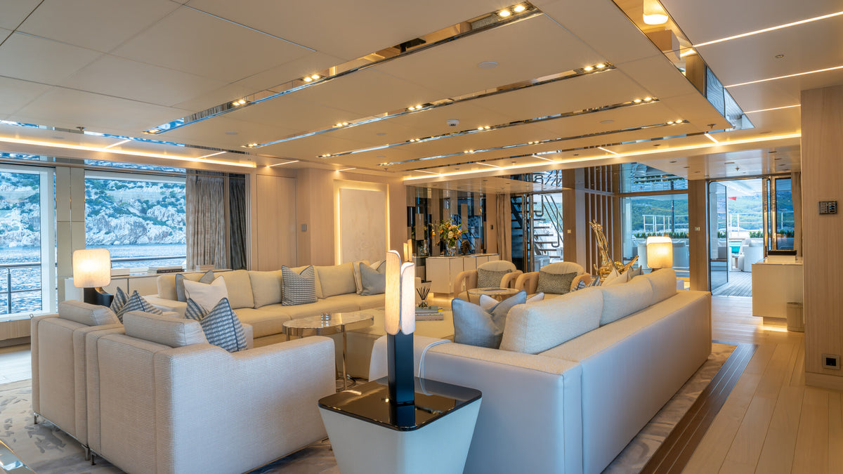 Al Reem main saloon — second seating group with sea view