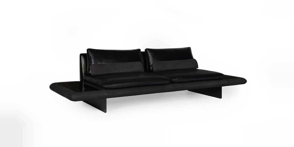 ARTIST SOFA - Sit Design leather sofa, front angled view