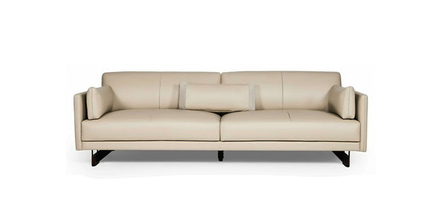 MAXIMA SOFA - Sit Design leather sofa, front view