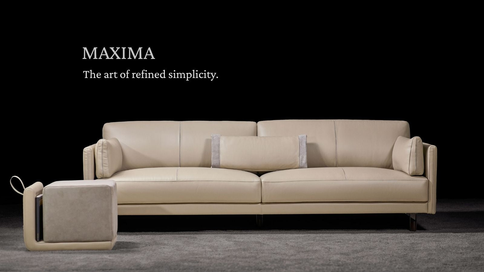 MAXIMA SOFA - Sit Design banner, desktop