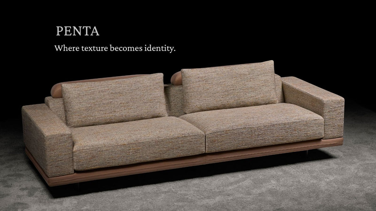 Penta sectional sofa by Sitdesign, banner