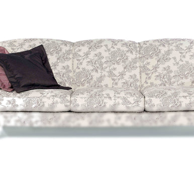Chelsea sofa in light grey, three-quarter view