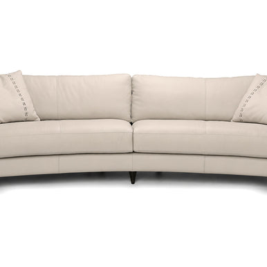 Janette Curved sofa in off-white, colour option
