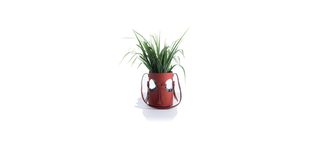 Leather Planter V01 — handmade by Sitdesign, Istanbul