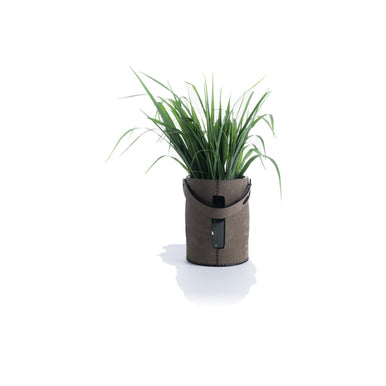 Leather Planter V03 — handmade by Sitdesign, Istanbul