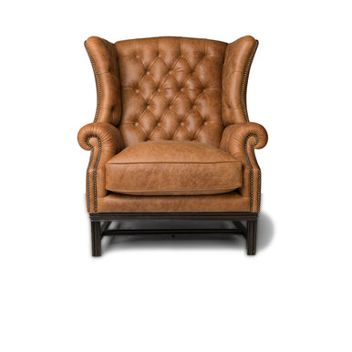 Poltrona Matrix marrone, vista frontale