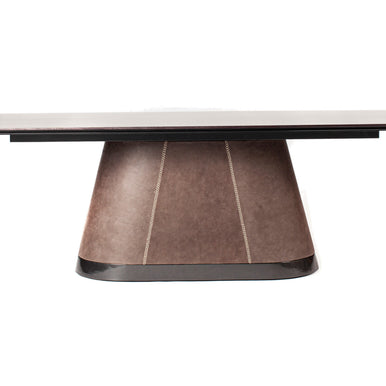 Milano dining table, front view