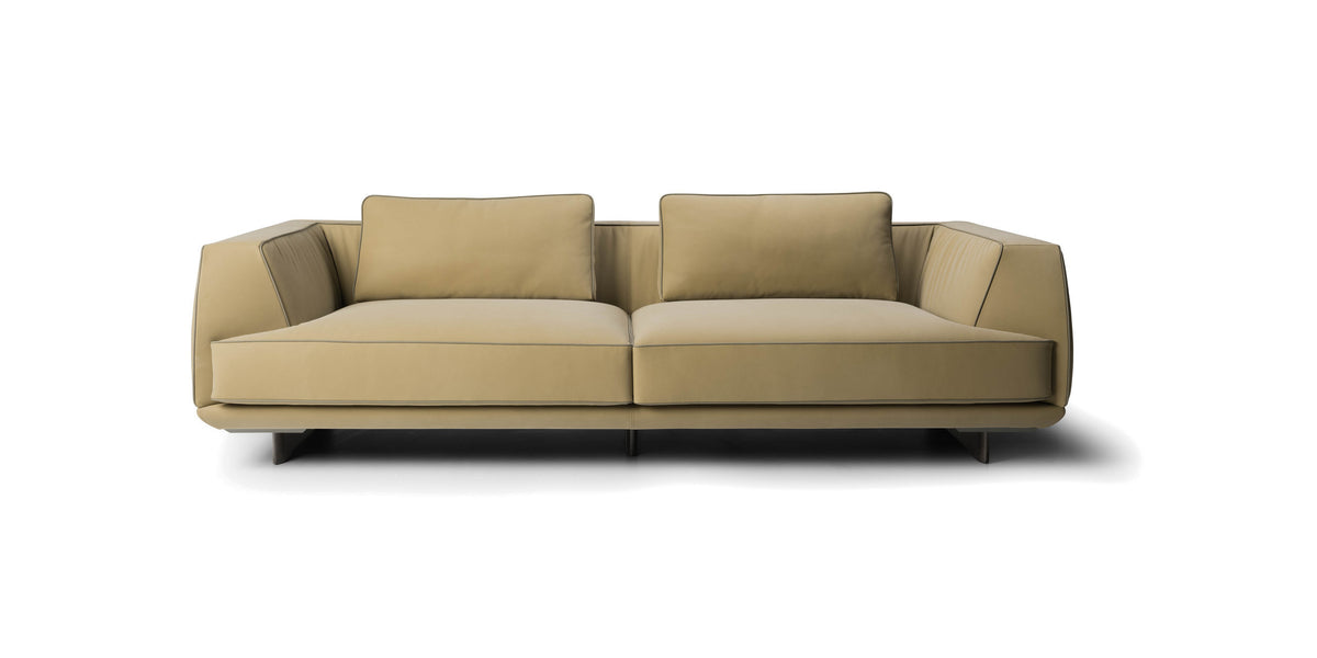 Ranchero sofa in sand, front view