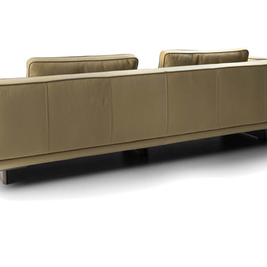 Ranchero sofa in sand, rear three-quarter view