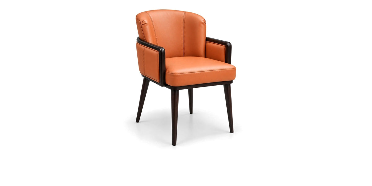 Shane dining chair, three-quarter view